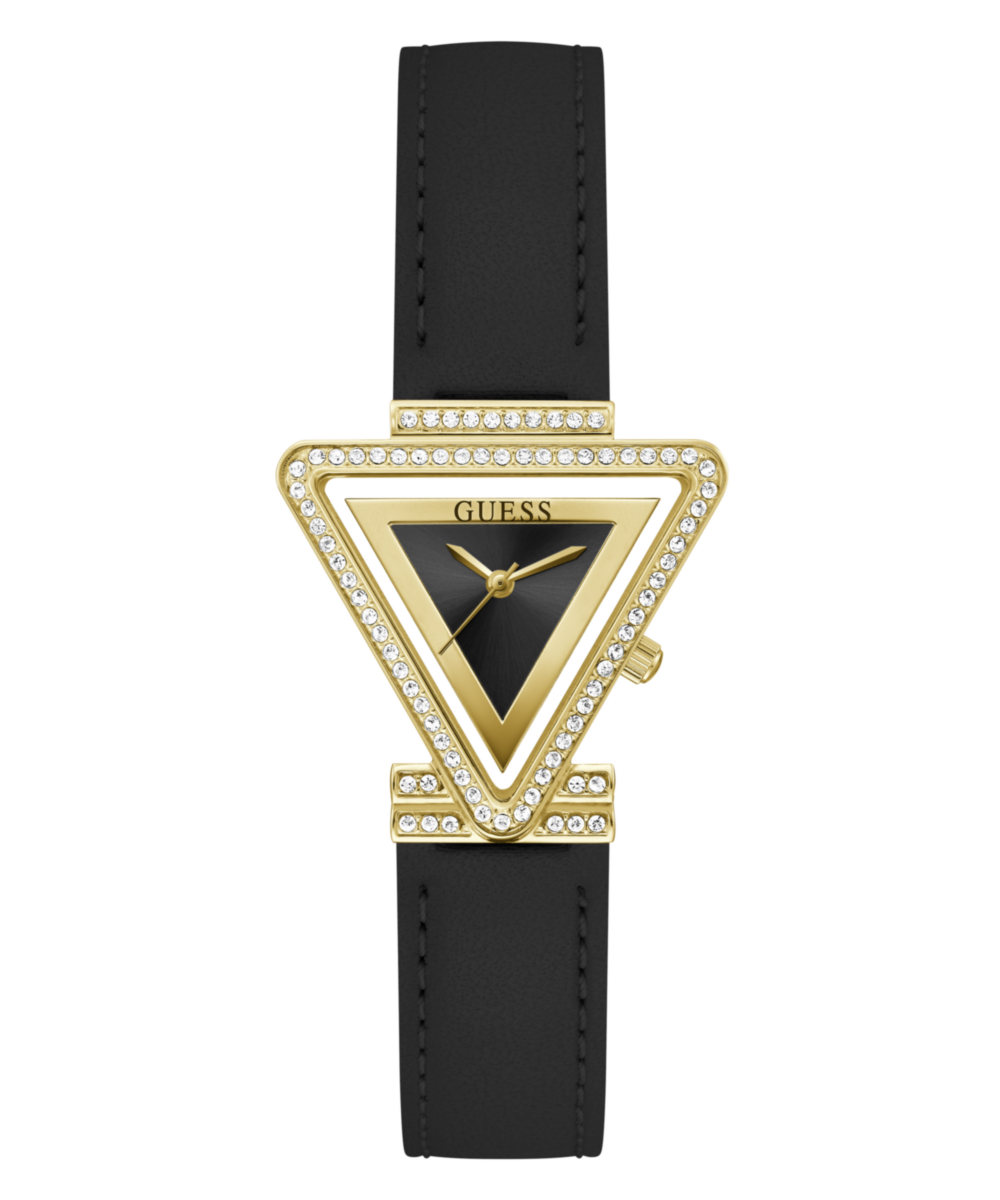 Guess Fame Gold Triangle Dial Analog Women Watch