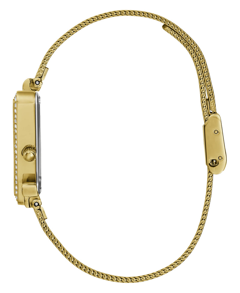 Guess Fame Champagne Triangle Dial Analog Women Watch Watch Guess