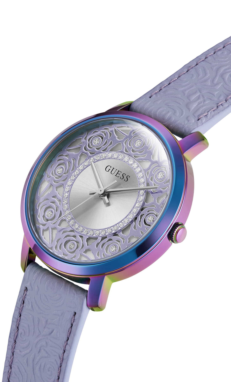 Guess Dahlia Iridescent Round Dial Analog Women Watch Watch Guess