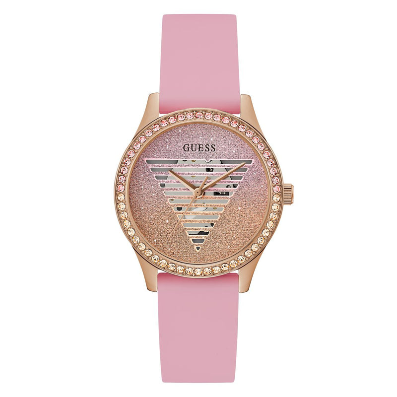 Guess Lady Idol Rose gold Round Dial Analog Women Watch Watch Guess