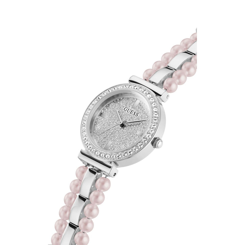 Guess Gala Silver Round Dial Analog Women Watch Watch Guess