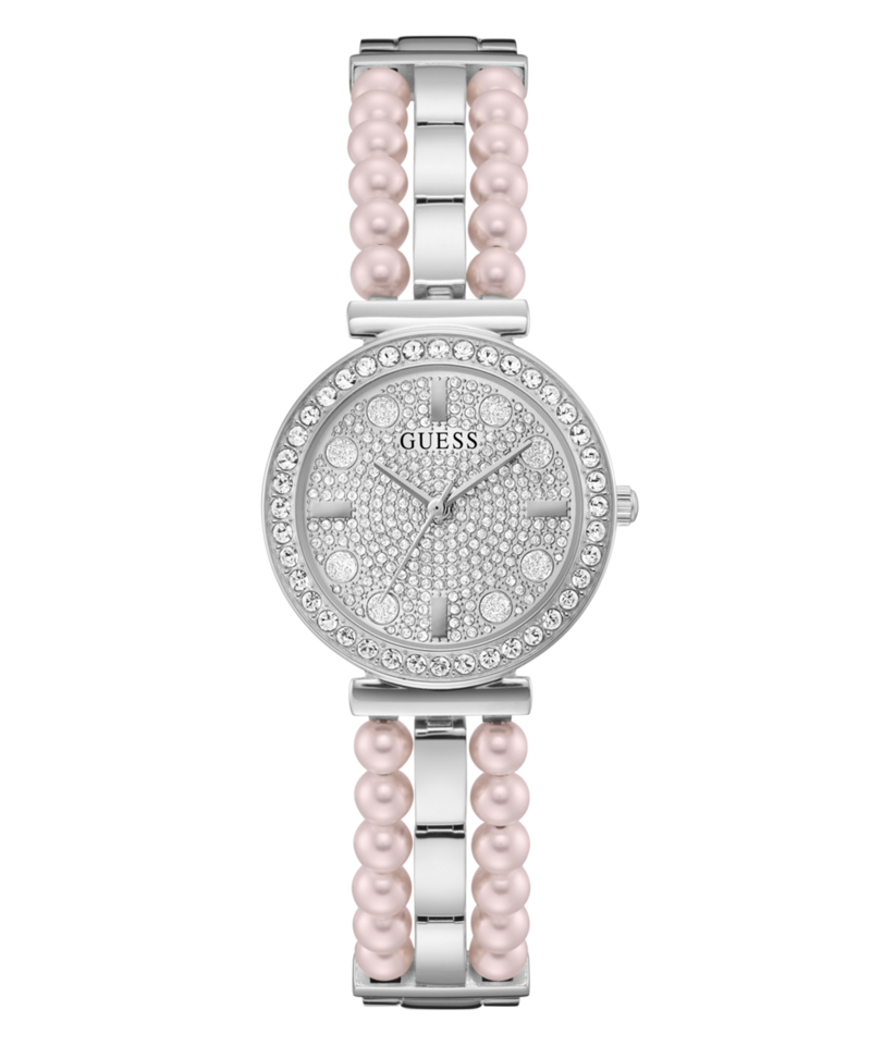 Guess Gala Silver Round Dial Analog Women Watch Watch Guess