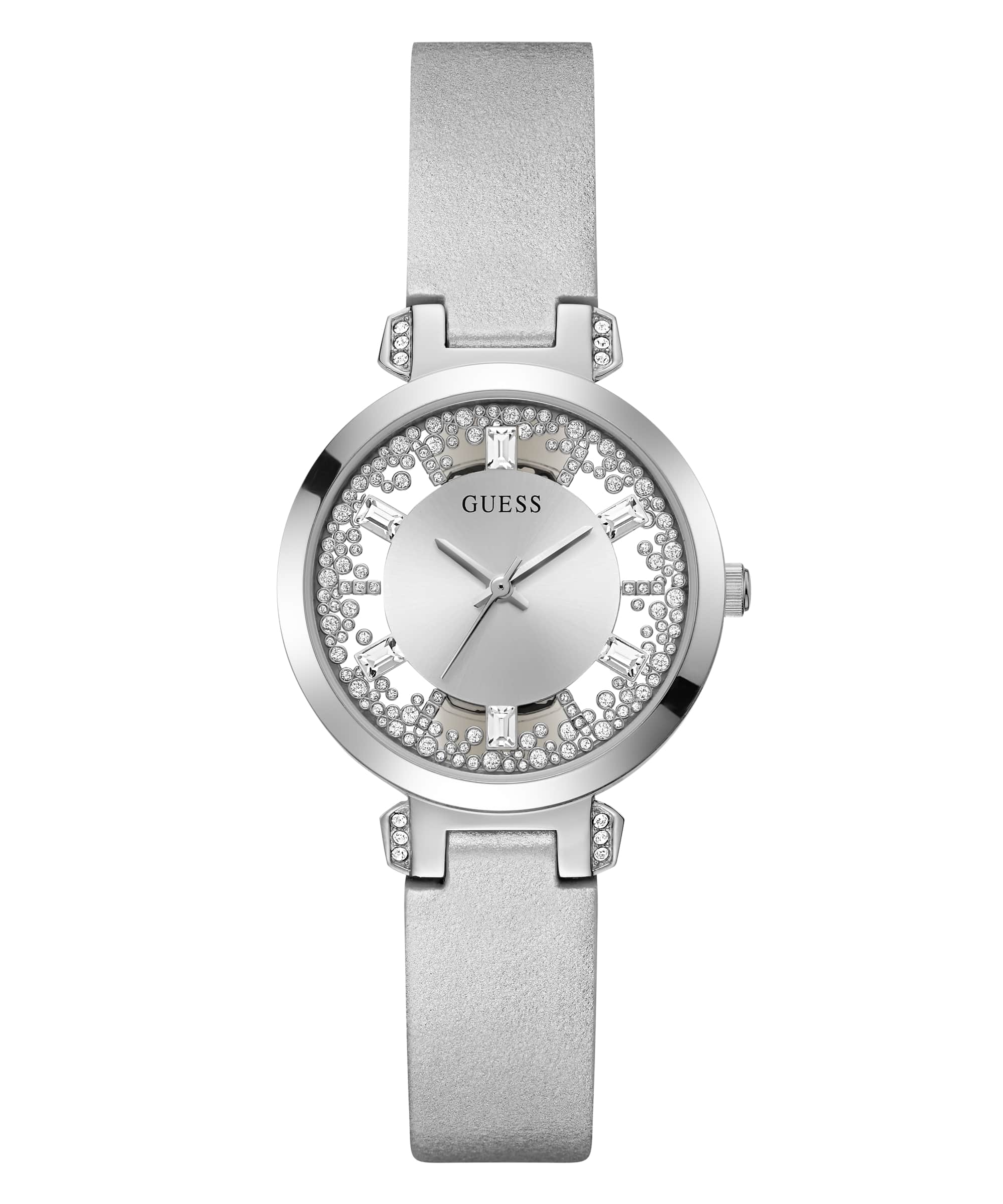 Guess Dress Silver Round Dial Analog Women Watch GW0535L3 At JUST WATCHES