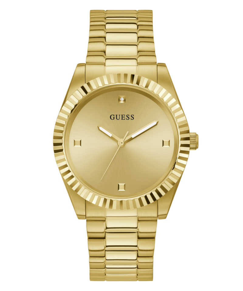 Guess Connoisseur Champagne Round Dial Analog Men Watch Watch Guess