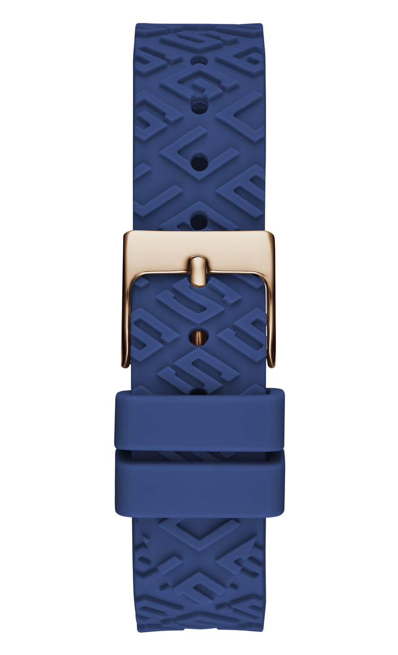 Guess Fame Blue Triangle Dial Analog Women Watch Watch Guess