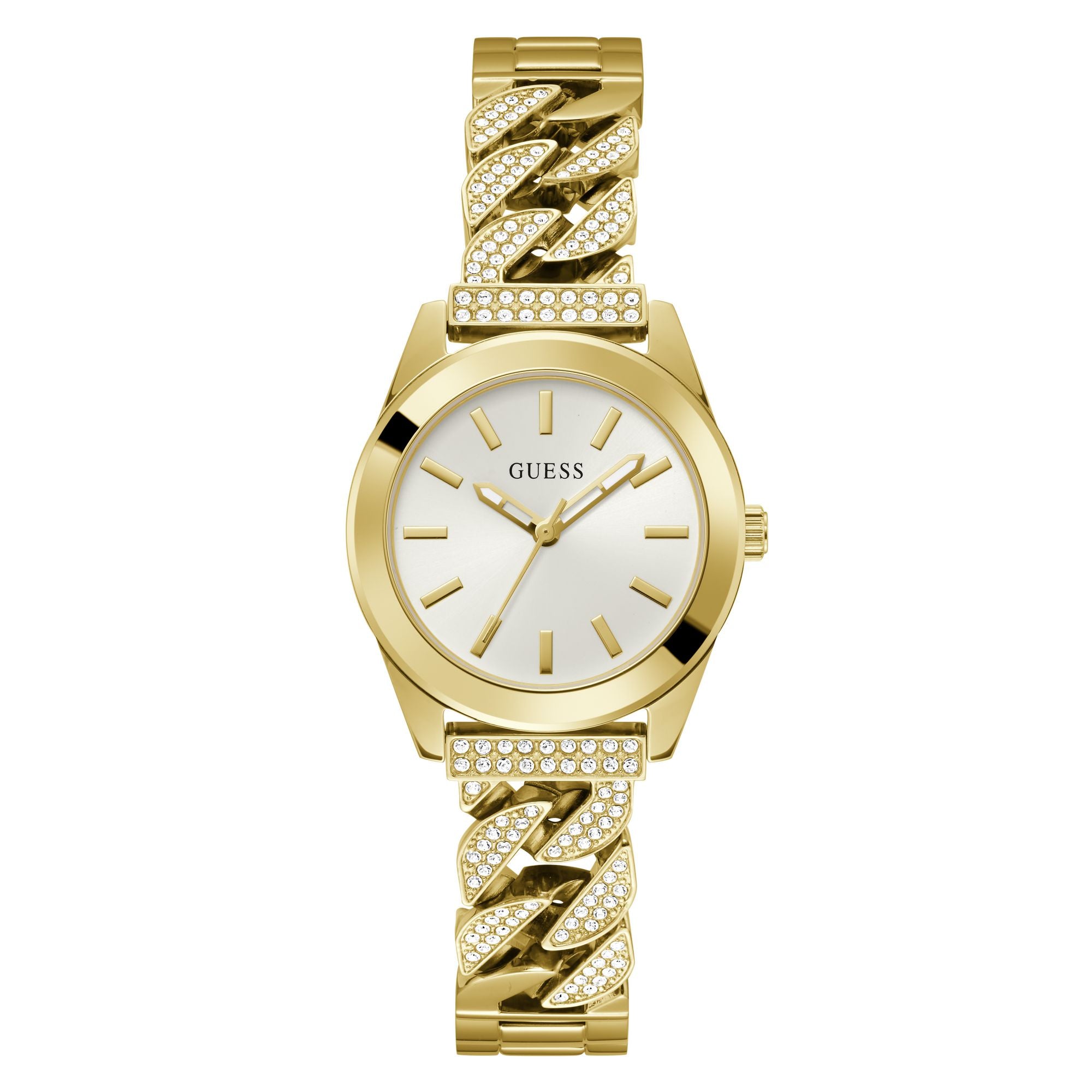 Guess Gb Serena White Round Dial Quartz Analog Women Watch