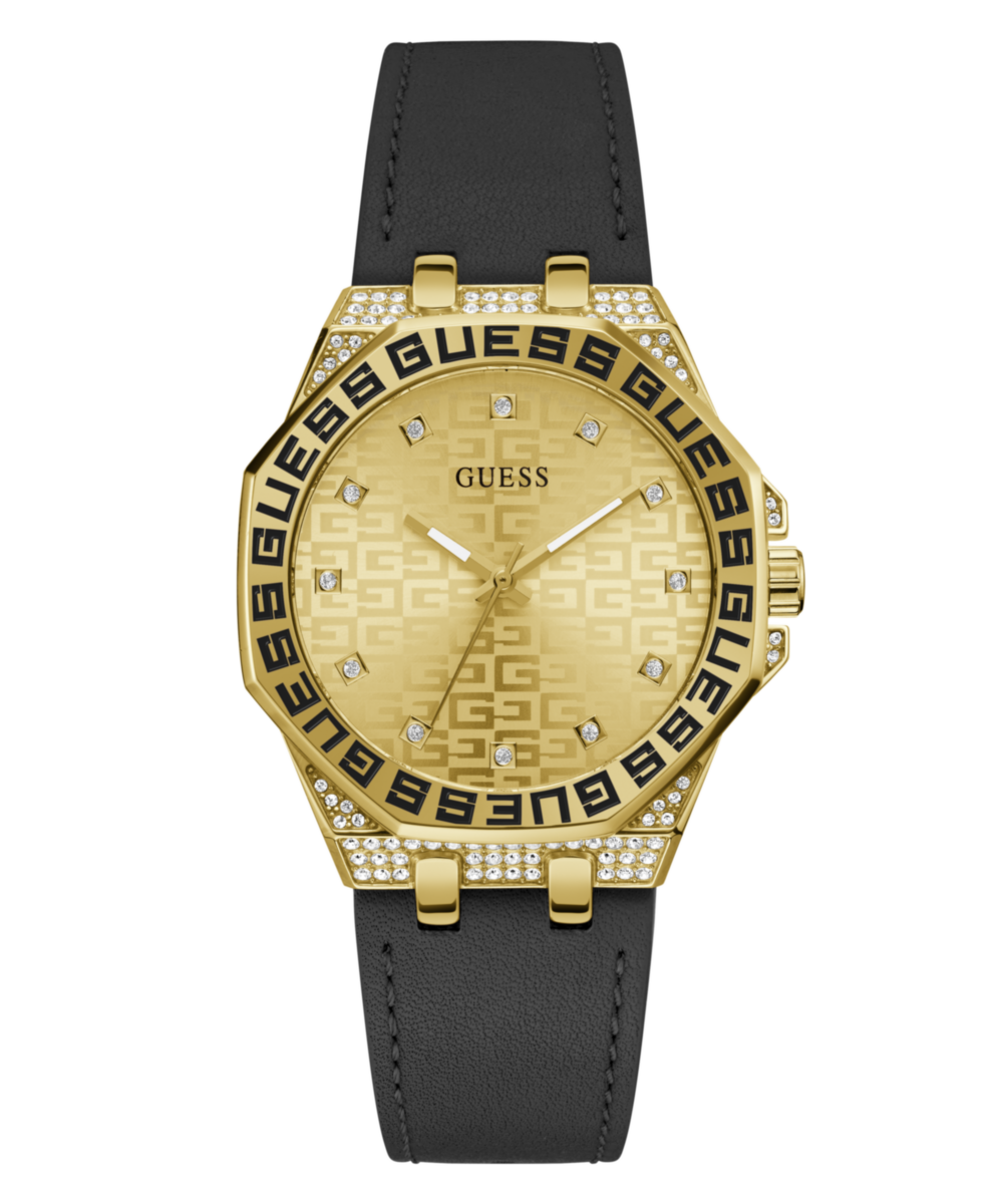 Guess Insignia Champagne Round Dial Analog Women Watch