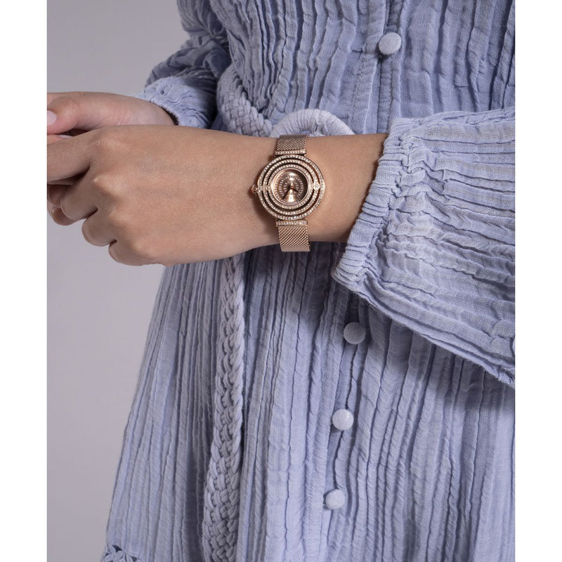 Guess Dream Rose gold Round Dial Analog Women Watch Watch Guess