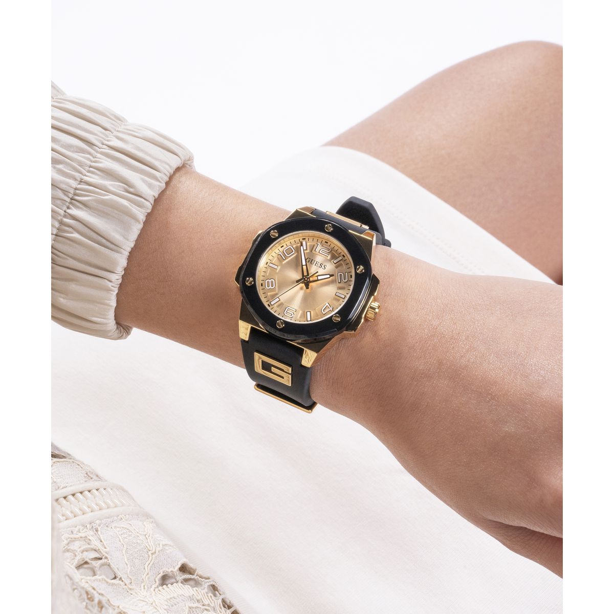 Guess Hype Multicolor Round Dial Quartz Analog Women Watch