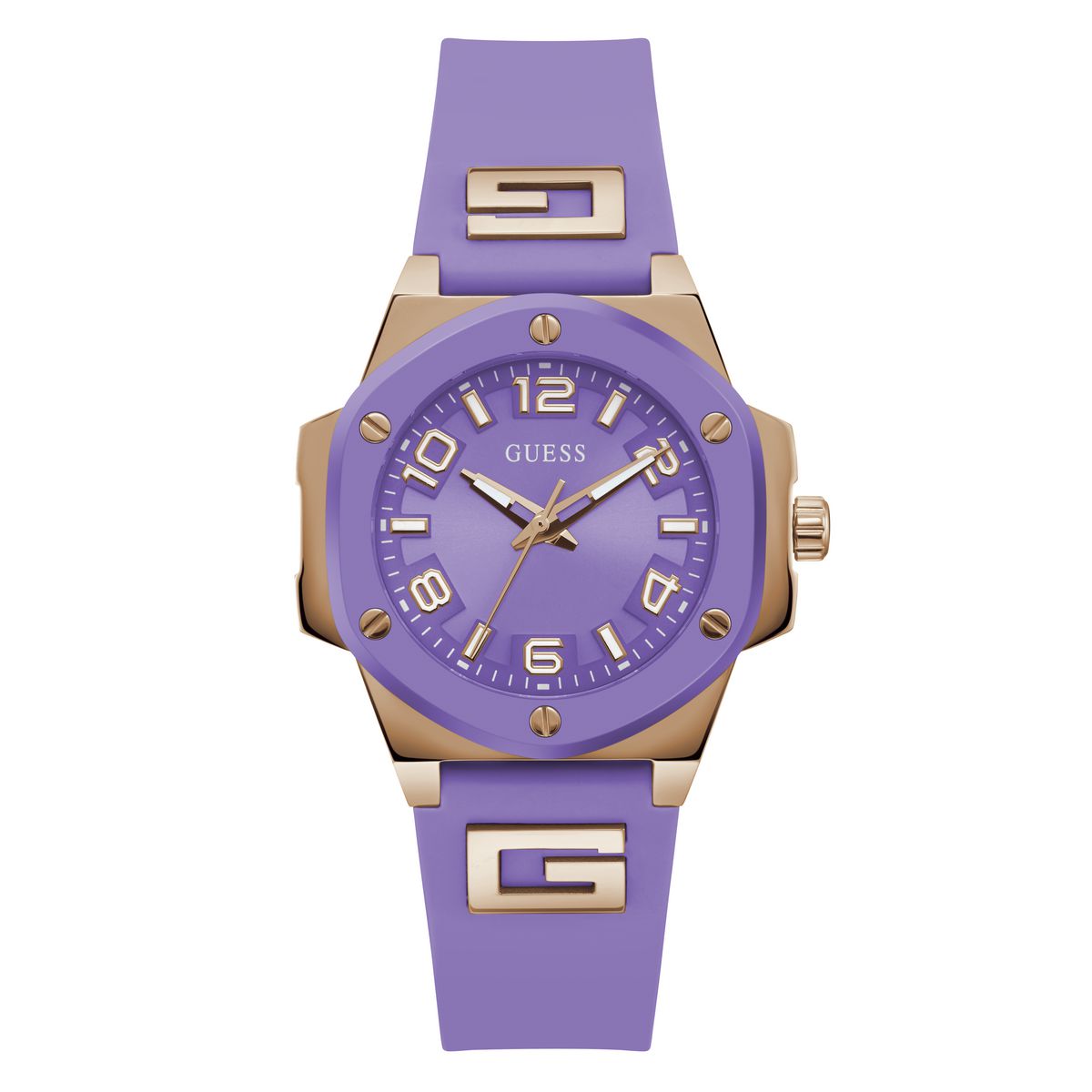 Guess Lavender Round Dial Quartz Analog Women Watch