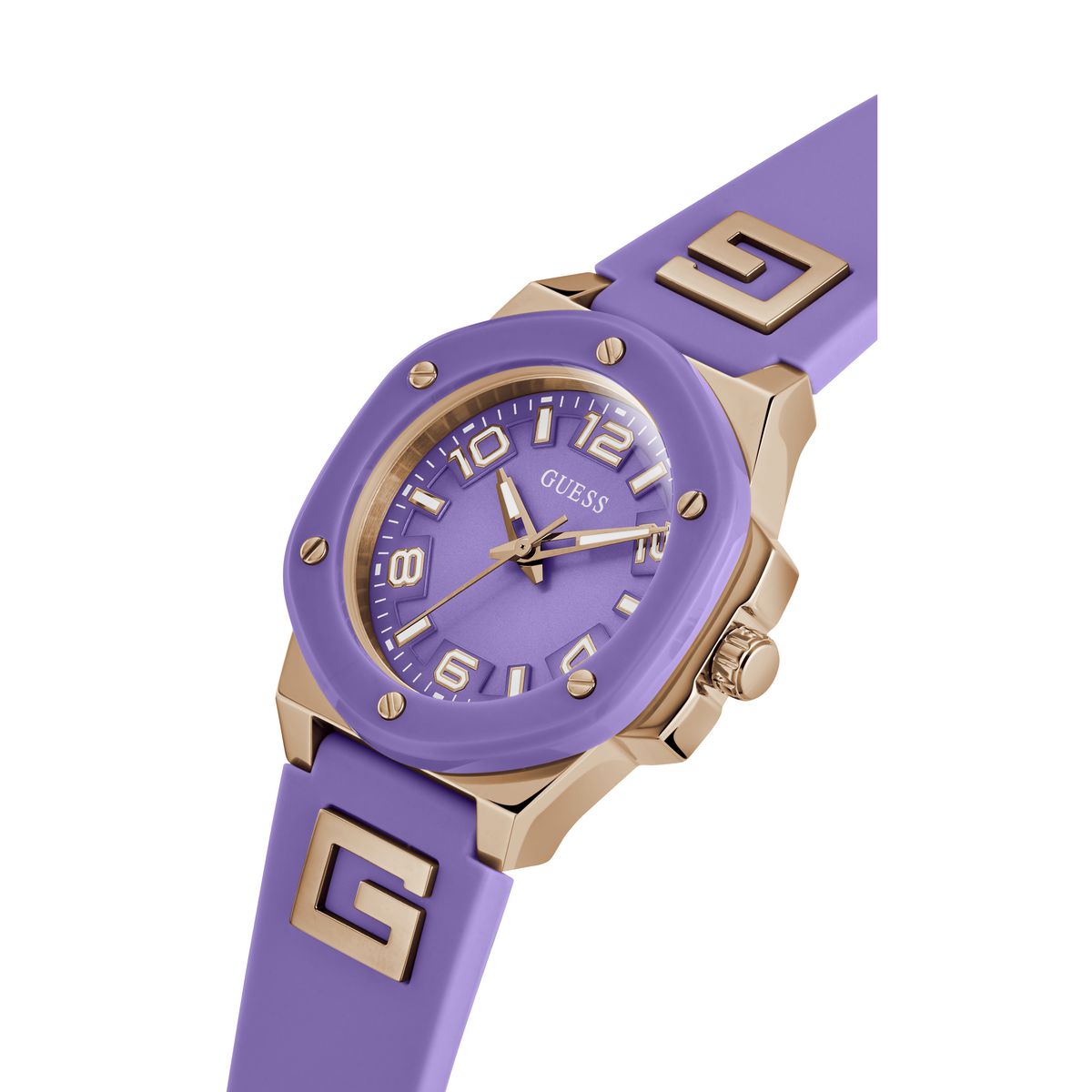 Guess Lavender Round Dial Quartz Analog Women Watch