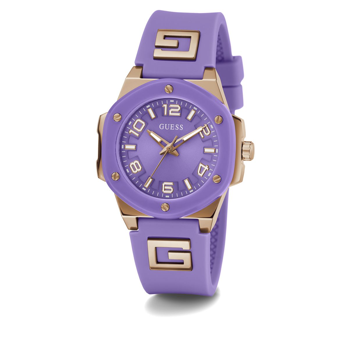 Guess Lavender Round Dial Quartz Analog Women Watch