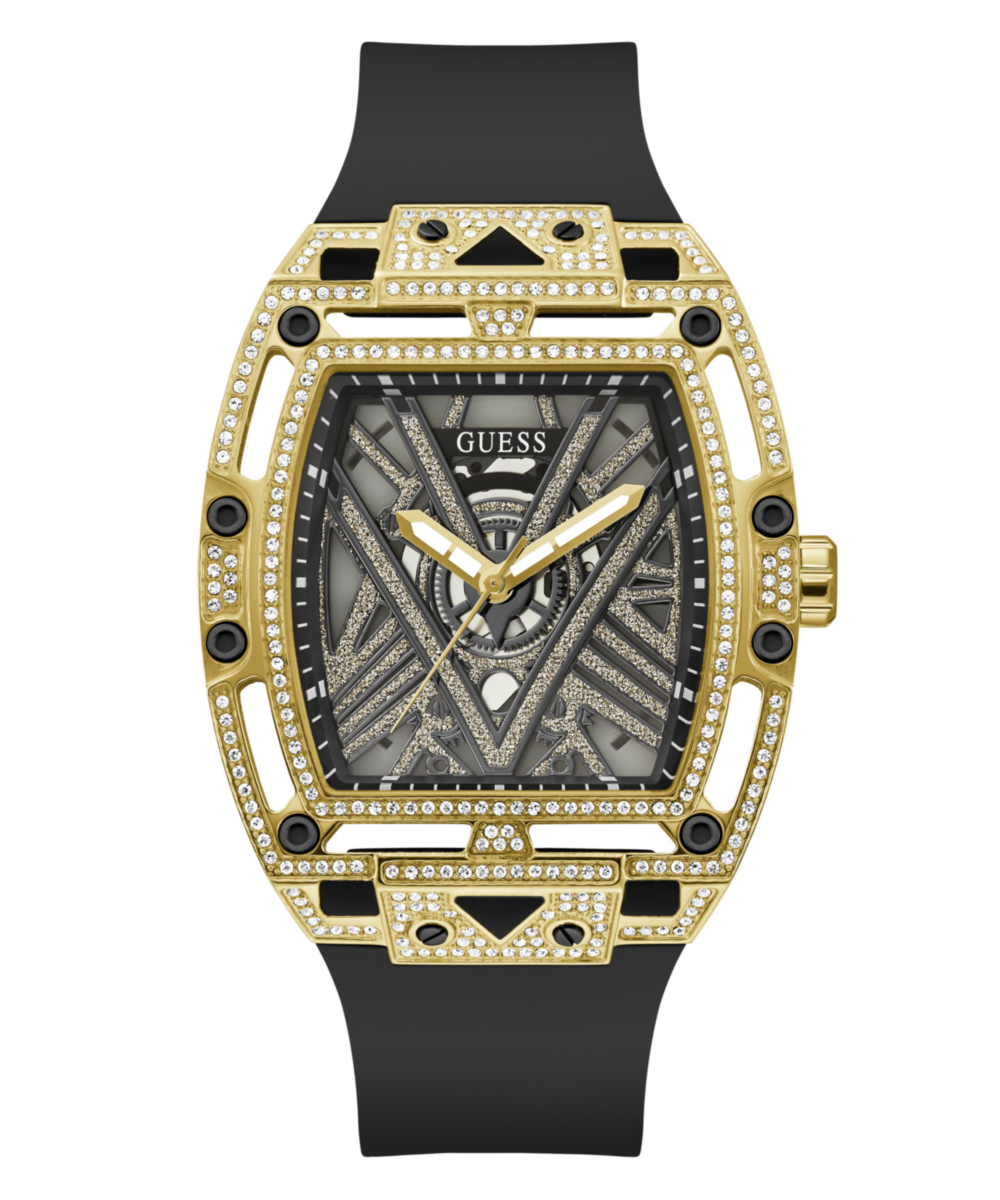 Guess Legend Black Rectangle Dial Quartz Analog Men Watch - GW0564G1 ...