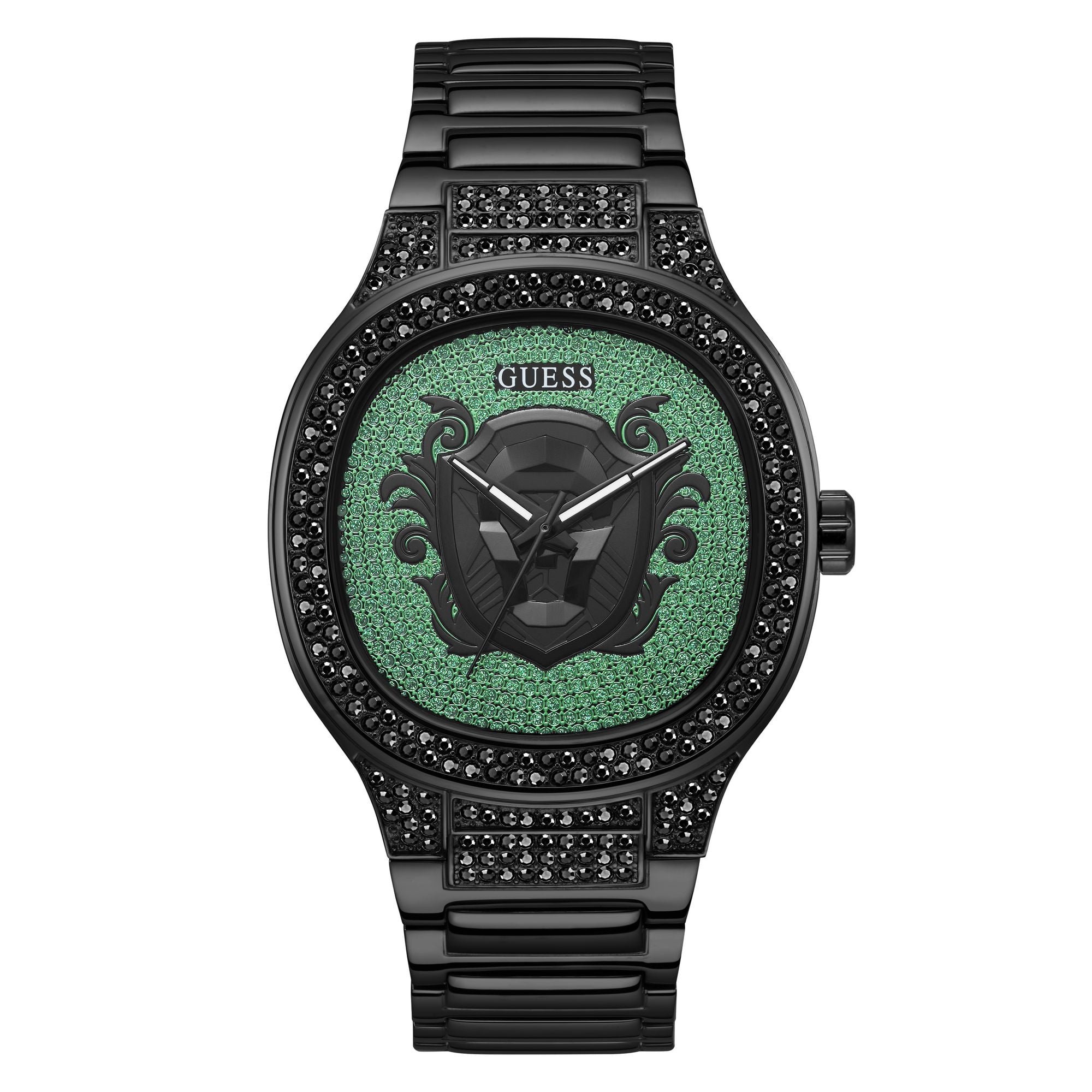 Guess Kingdom Green Square Dial Quartz Analog Men Watch