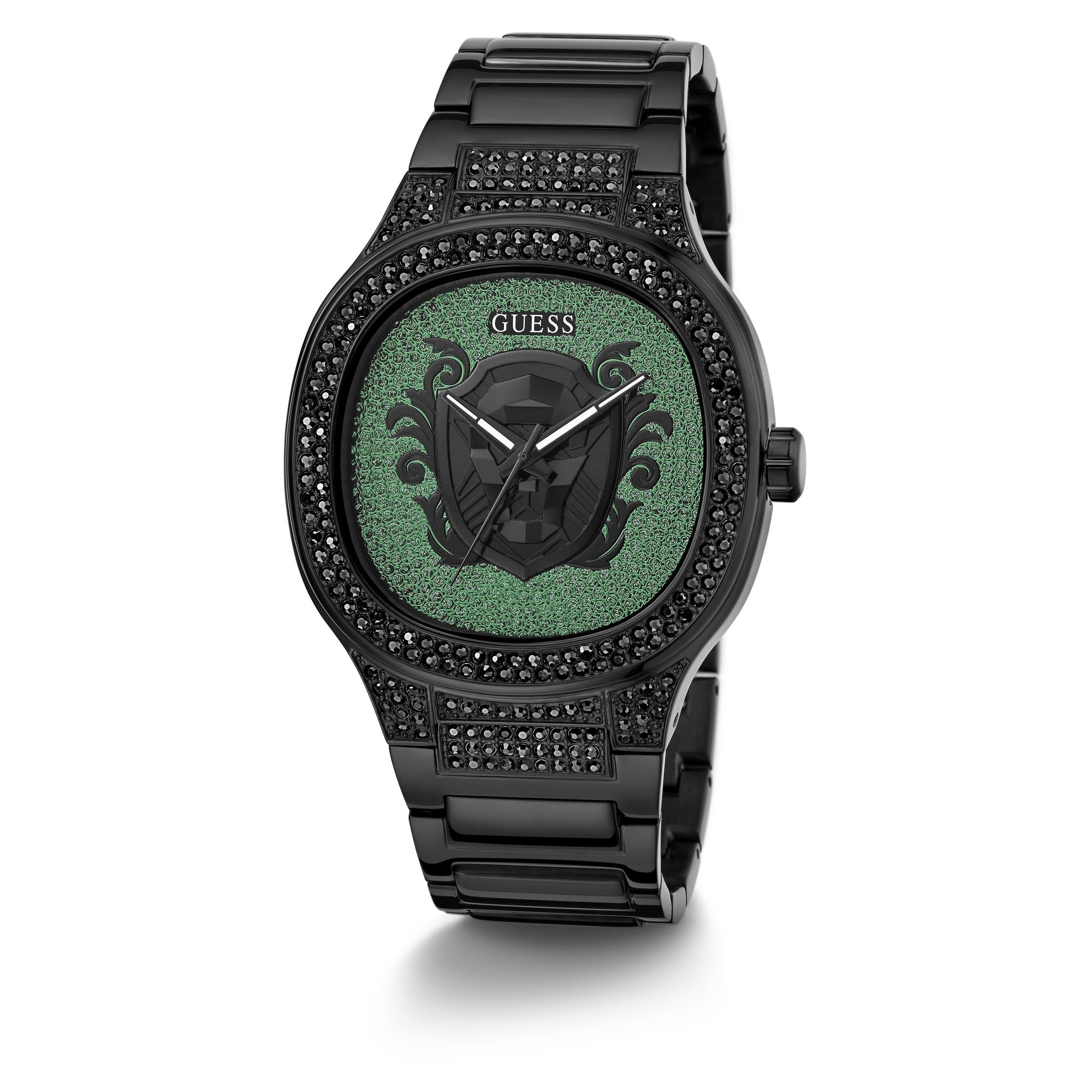 Guess Kingdom Green Square Dial Quartz Analog Men Watch