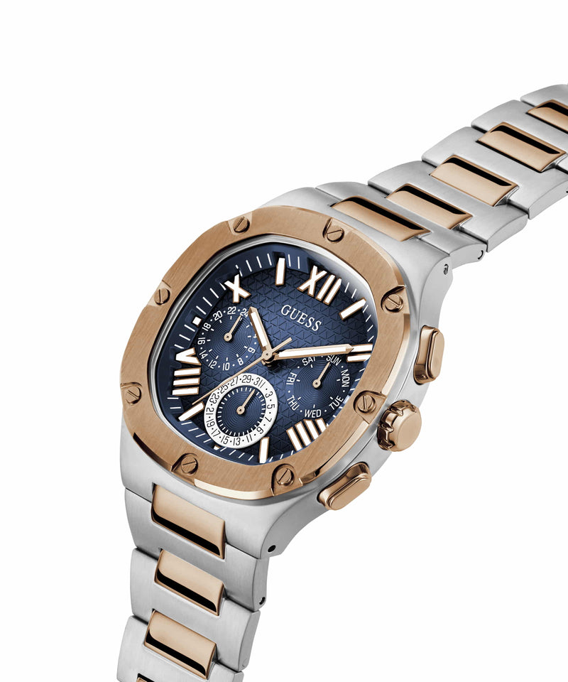 Guess Headline Multicolor Square Dial Multi-function Men Watch Watch Guess
