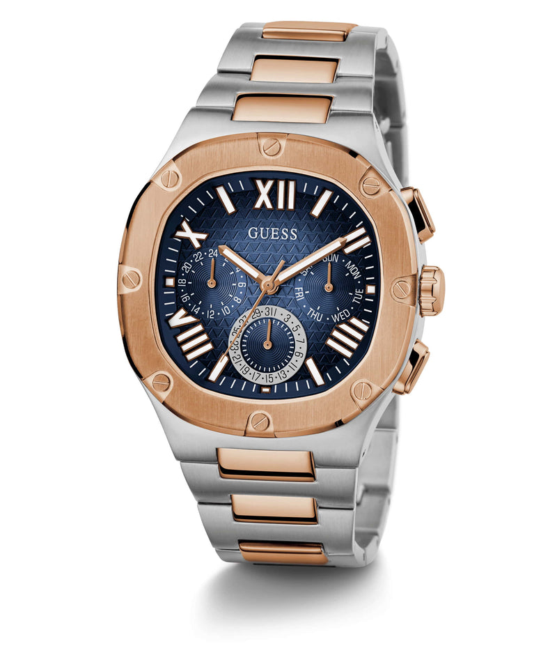 Guess Headline Multicolor Square Dial Multi-function Men Watch Watch Guess