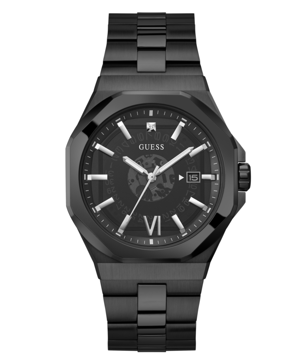 Guess Emperor Black Round Dial Quartz Men Watch