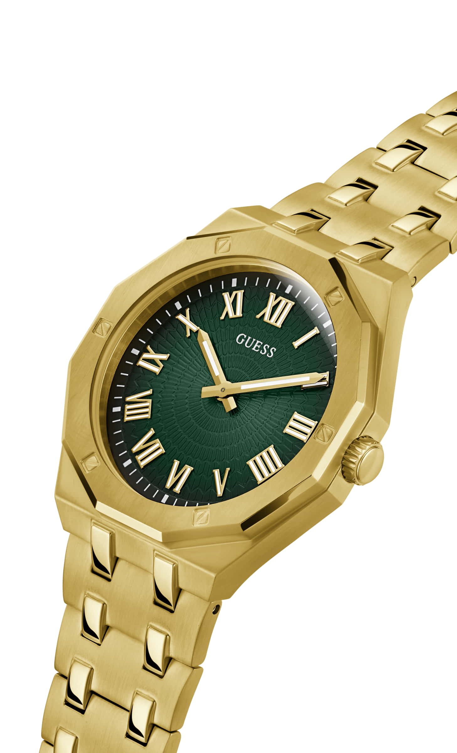 GUESS Orologio Uomo GW0575G4 Collezione Asset Trendy – Quadrante Blu E Bracciale In Acciaio Inox, Look Sportivo E Raffinato - 2