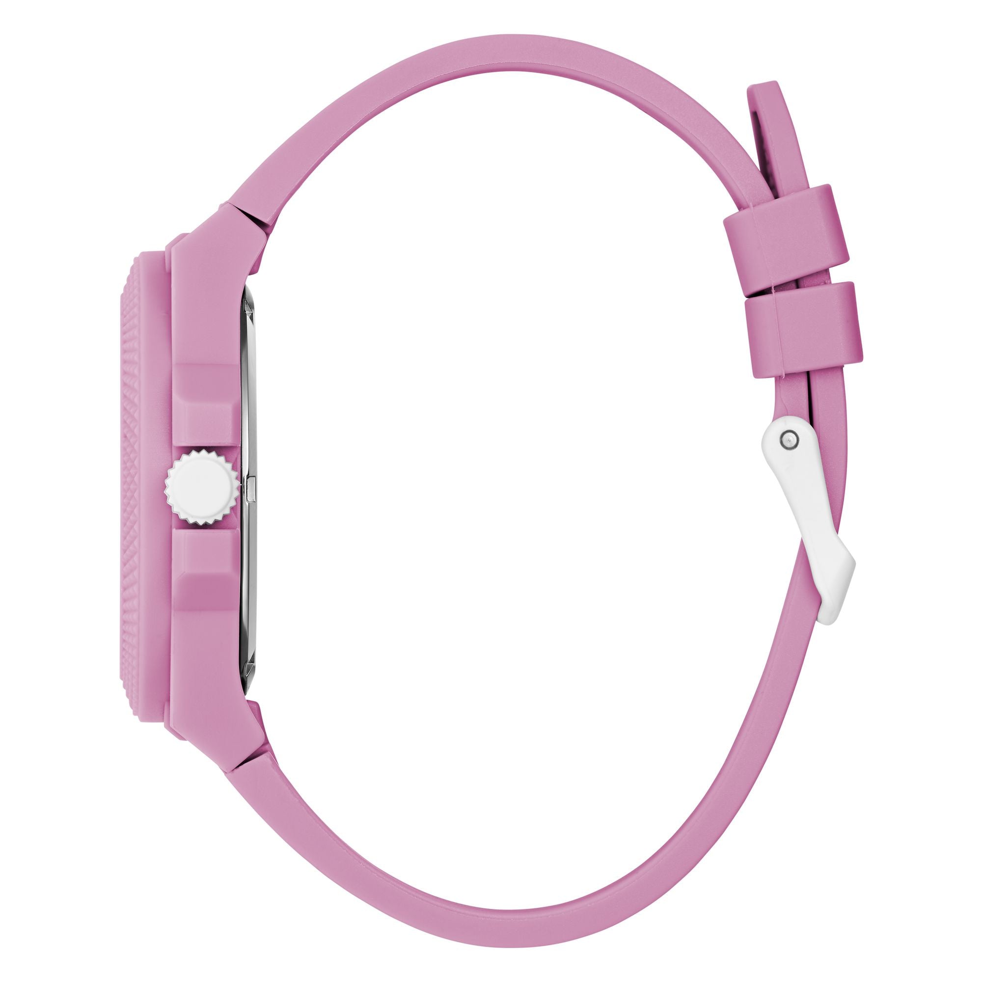 Guess Outspoken Pink Round Dial Quartz Analog Women Watch Watch Guess