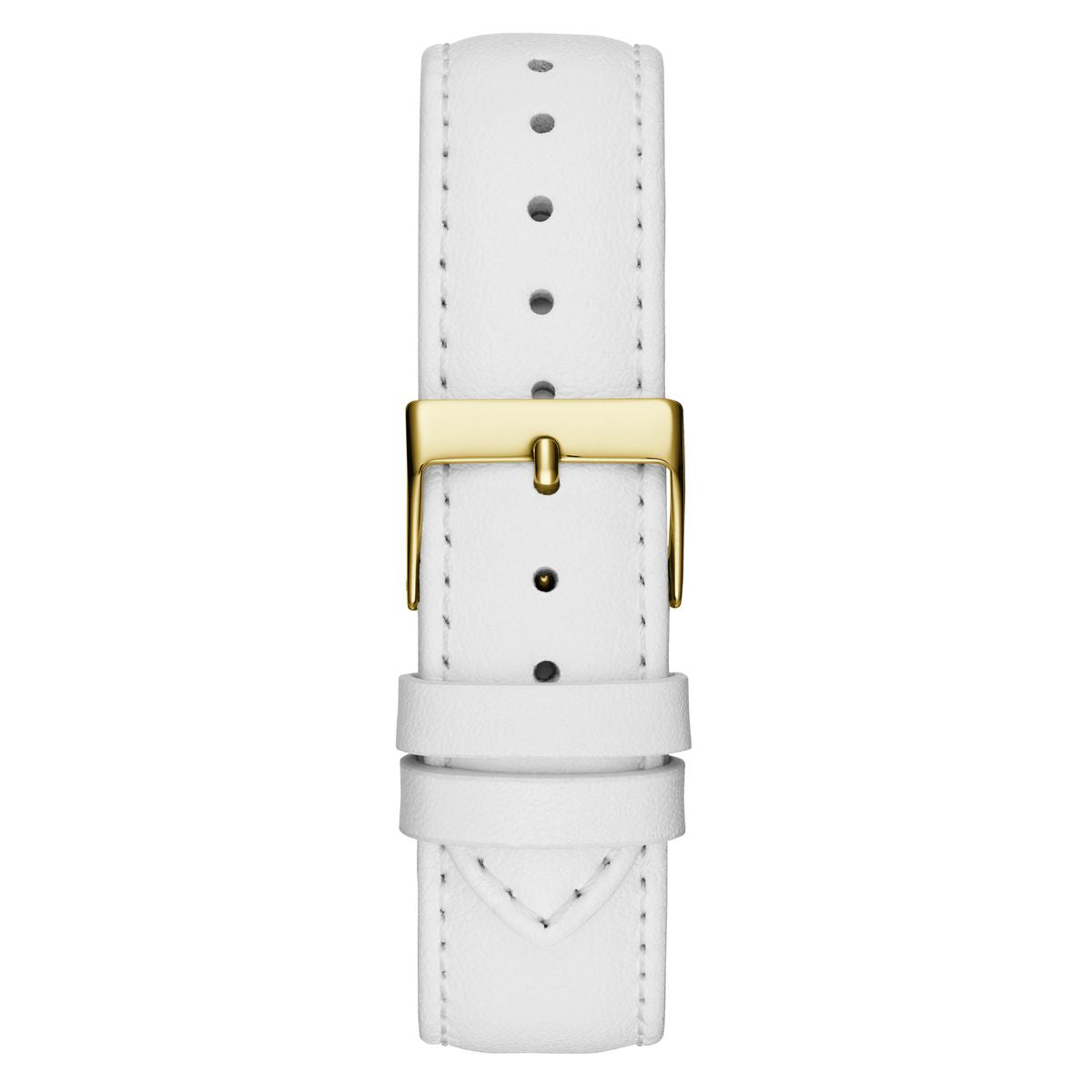 Guess Leather White Round Dial Quartz Analog Women Watch Watch Guess