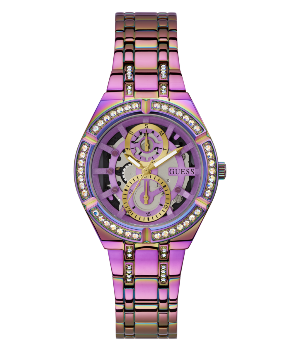 Guess Allara Iridescent Round Dial Multi-function Women Watch