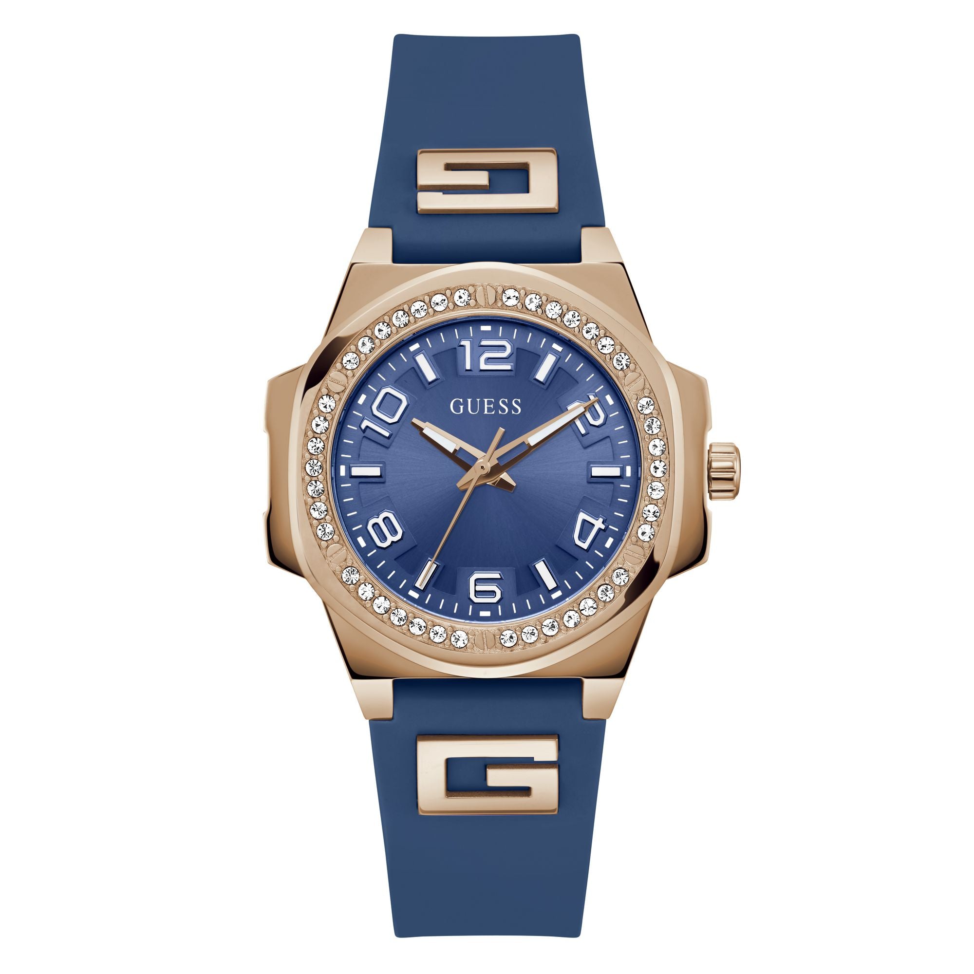 Guess G Hype Blue Round Dial Quartz Analog Women Watch GW0617L3