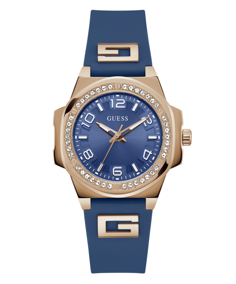 Guess G Hype Blue Round Dial Quartz Analog Women Watch Watch Guess
