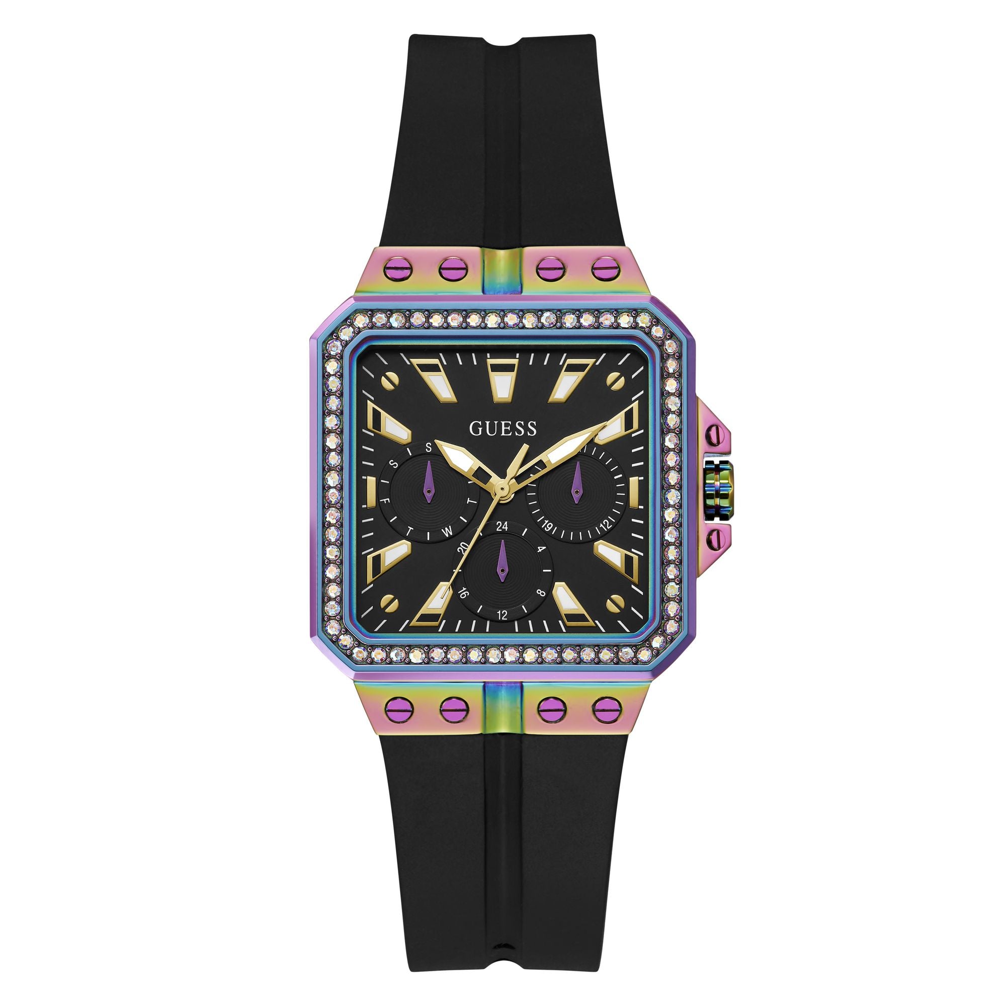 Guess Libra Black Square Dial Quartz Analog Women Watch