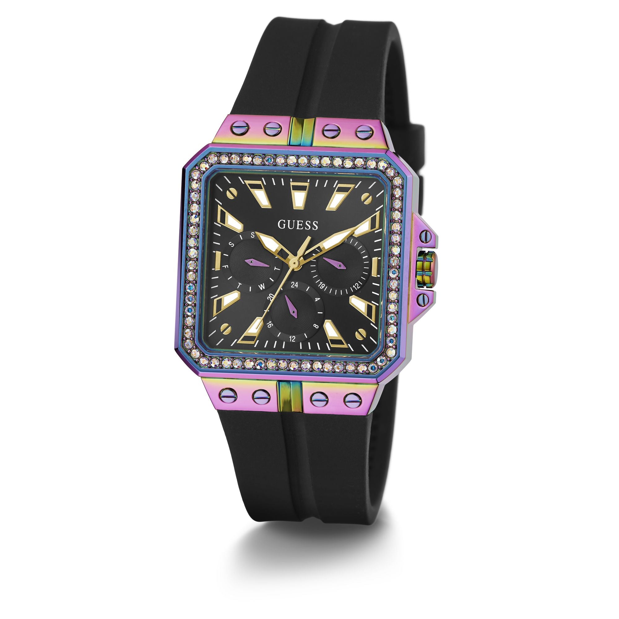 Guess Libra Black Square Dial Quartz Analog Women Watch