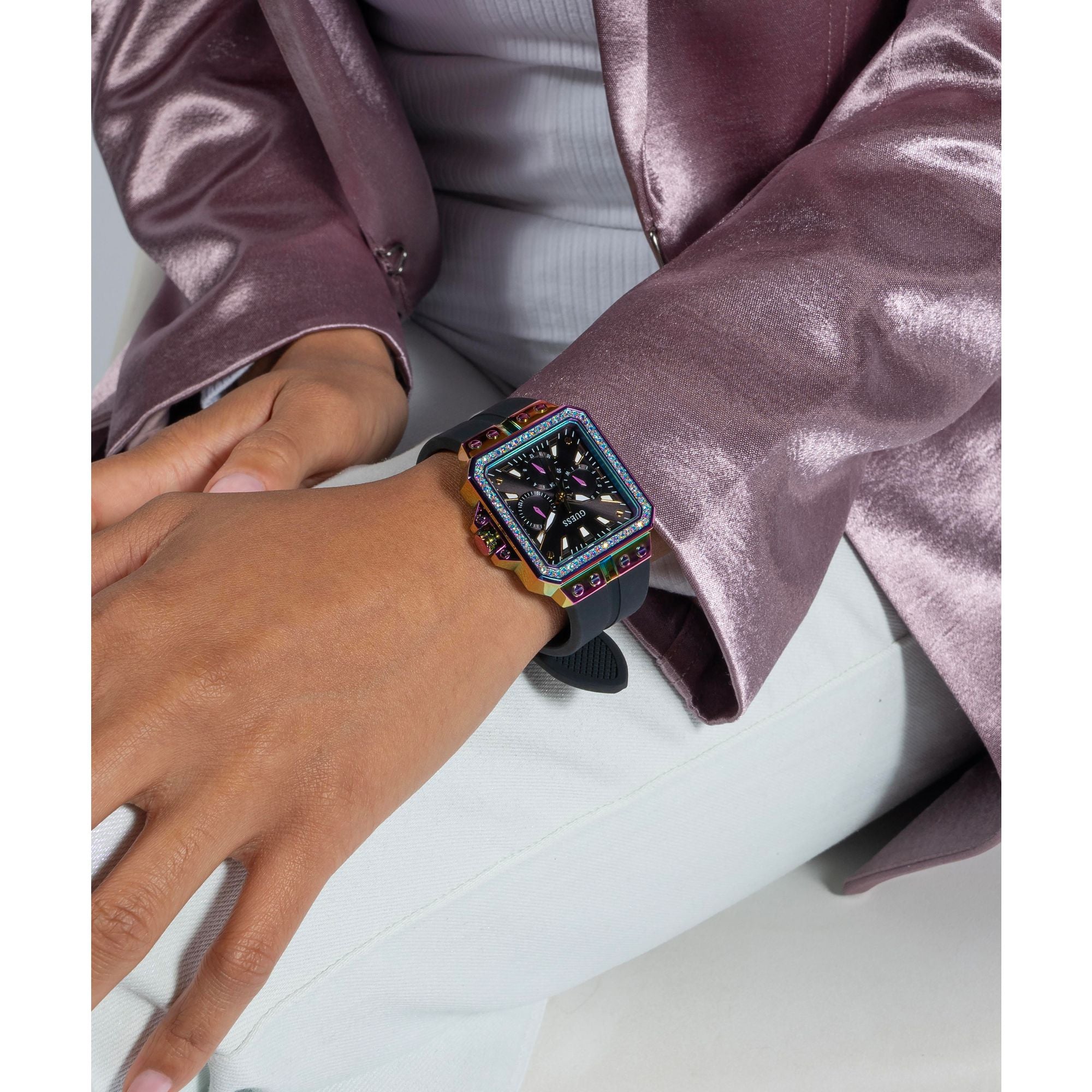 Guess Libra Black Square Dial Quartz Analog Women Watch