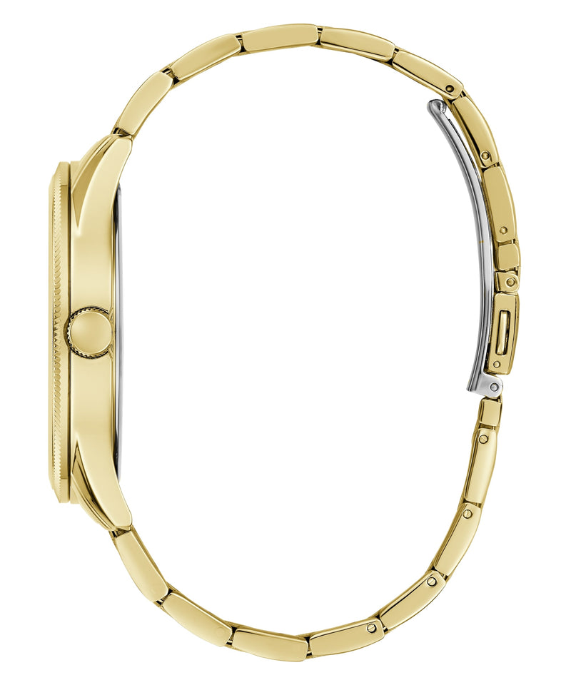 Guess Gold Round Dial Analog Men Watch Watch Guess