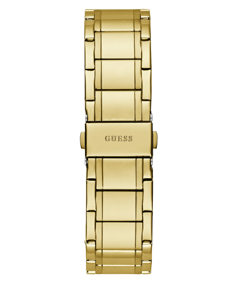Guess Gold Round Dial Analog Men Watch Watch Guess
