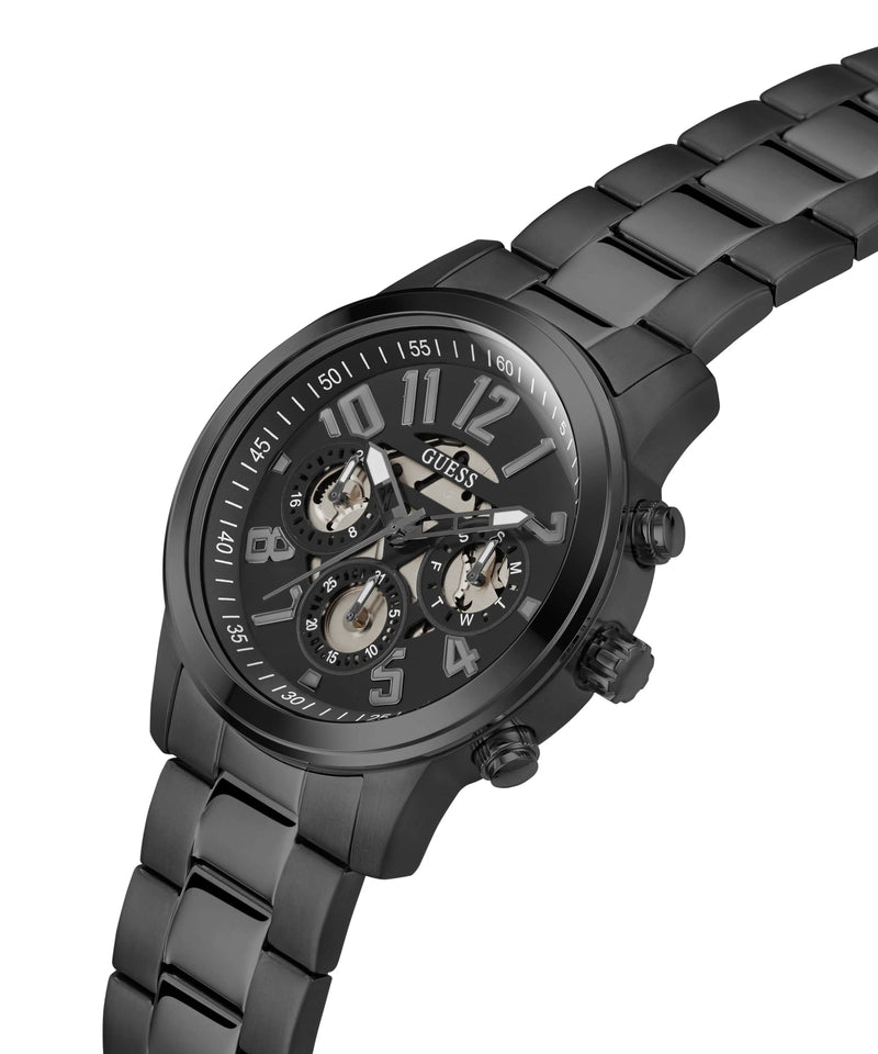 Guess Parker Black Round Dial Multi-function Men Watch Watch Guess