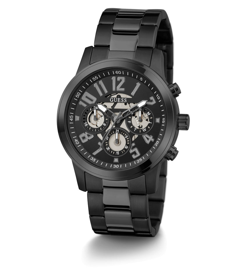 Guess Parker Black Round Dial Multi-function Men Watch Watch Guess