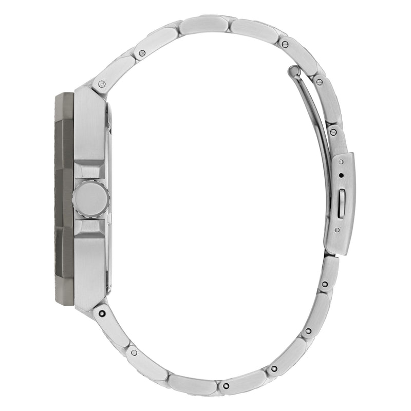 Guess Indy Grey Round Dial Quartz Analog Men Watch Watch Guess