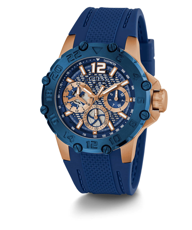 Guess Contender Multicolor Round Dial Multi-function Men Watch Watch Guess