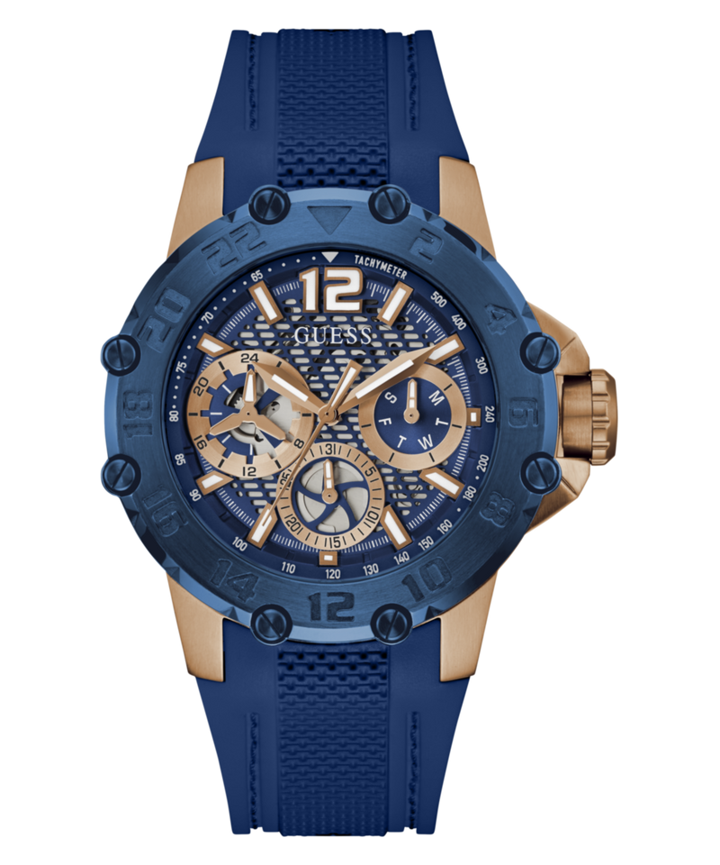 Guess Contender Multicolor Round Dial Multi-function Men Watch Watch Guess