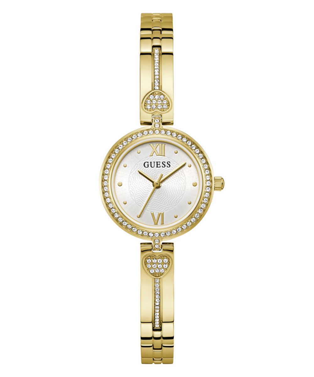 Guess White Round Dial Quartz Analog Women Watch