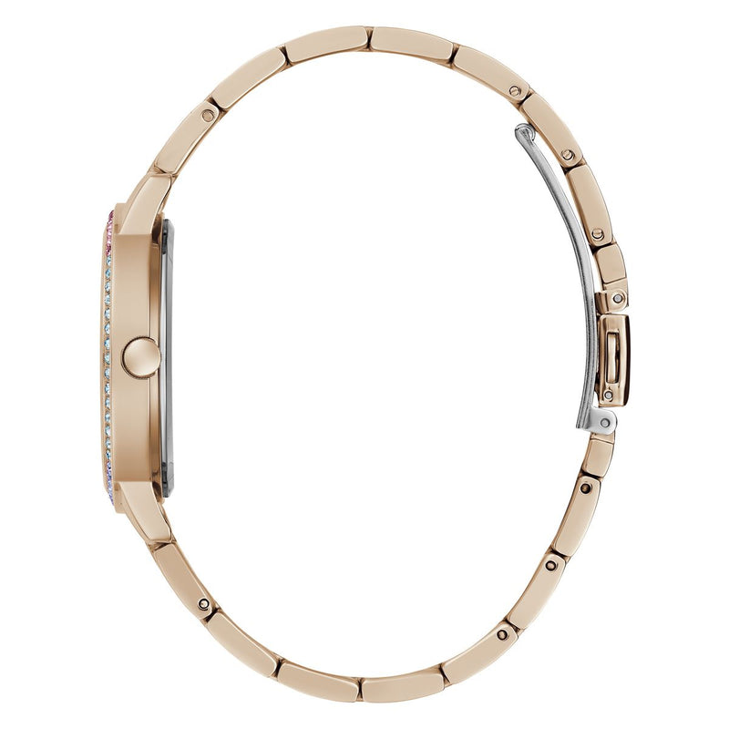 Guess White Round Dial Quartz Analog Women Watch Watch Guess