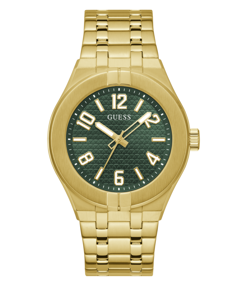 Guess Green Round Dial Quartz Analog Men Watch