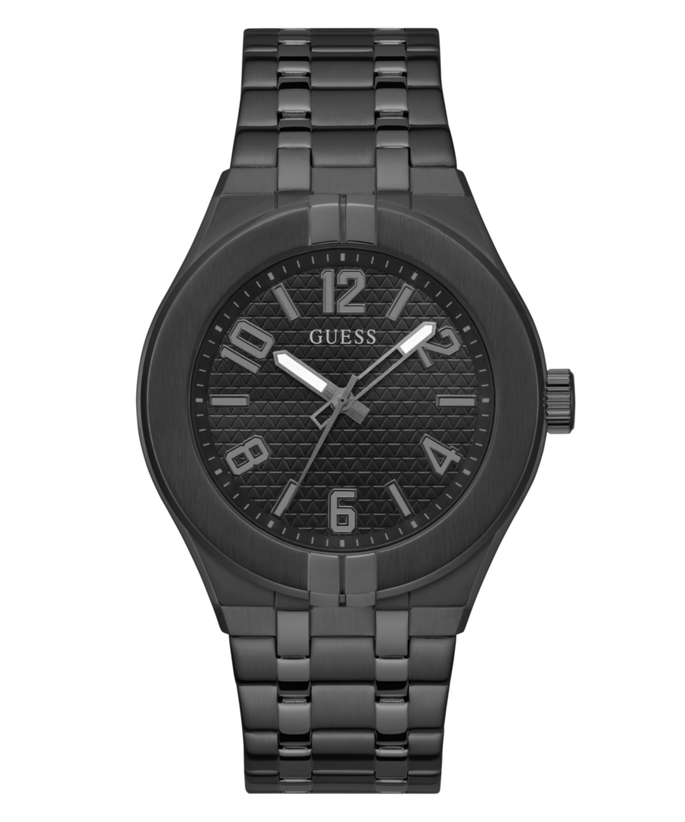 Guess Black Round Dial Quartz Analog Men Watch Watch Guess