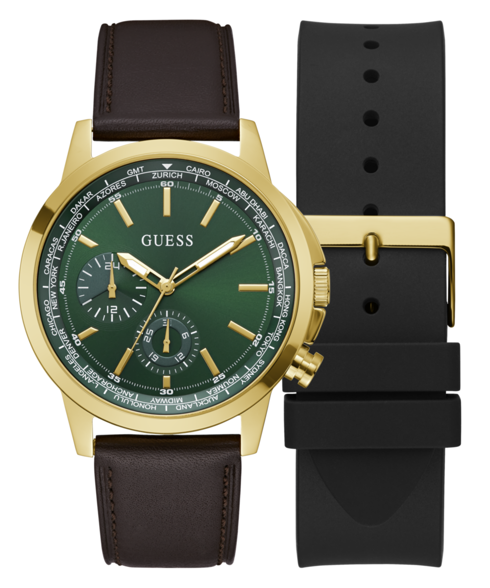 Guess Spec Green Round Quartz Men Watch Watch Guess