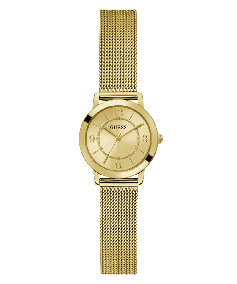 Guess Melody Champagne Round Dial Quartz Analog Women Watch Watch Guess
