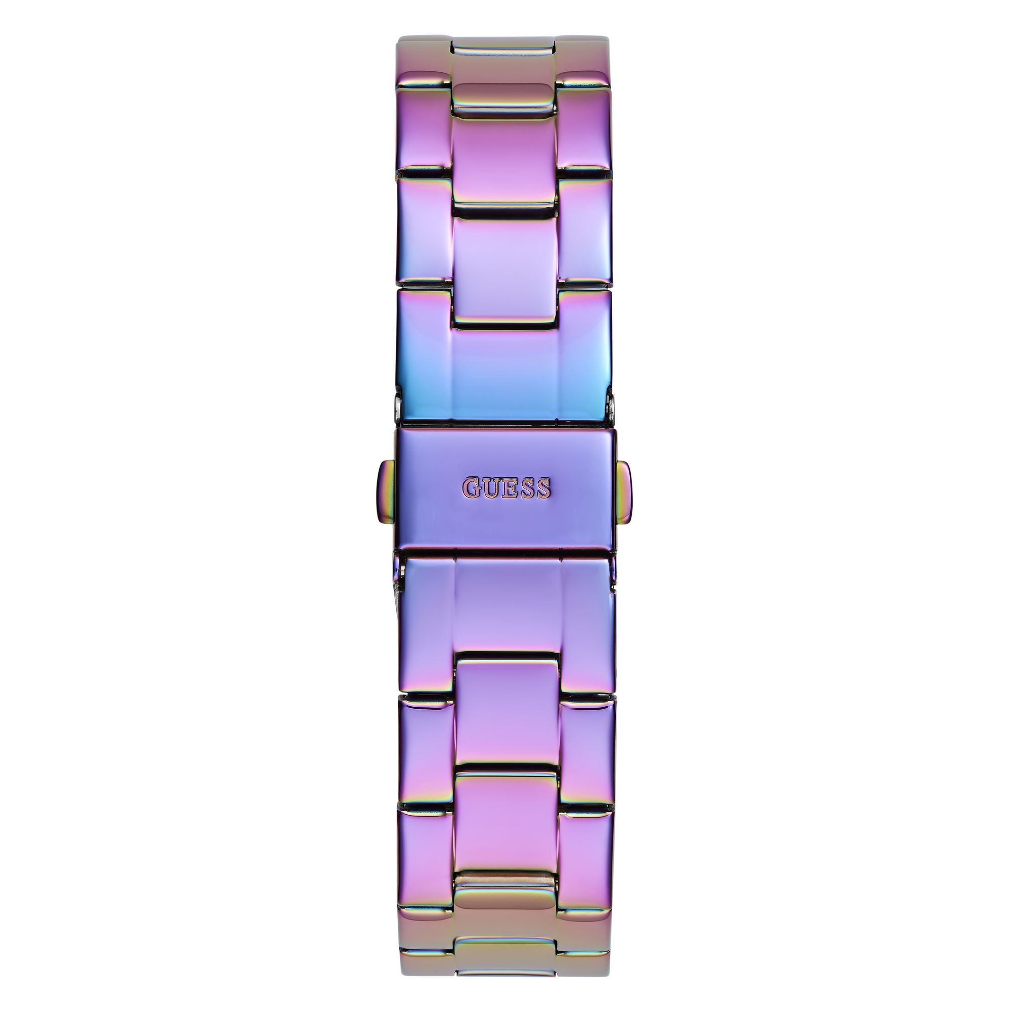 Guess Trim Glam Purple Round Quartz Women Watch Watch Guess