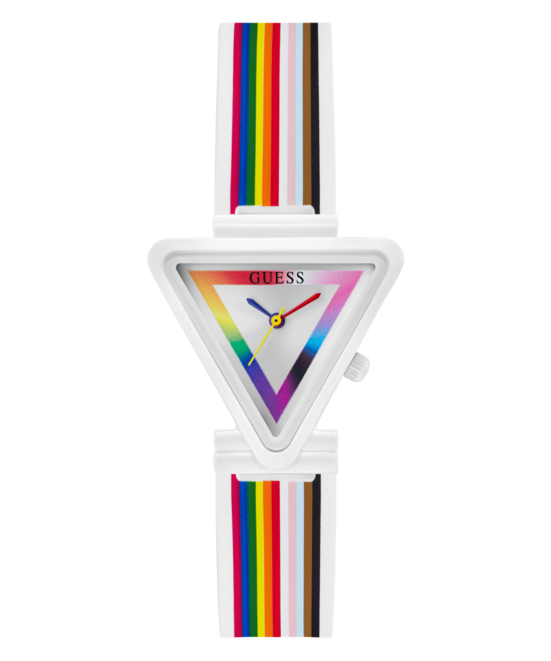 Guess Fame Multicolor Triangle Dial Quartz Analog Women Watch Watch Guess