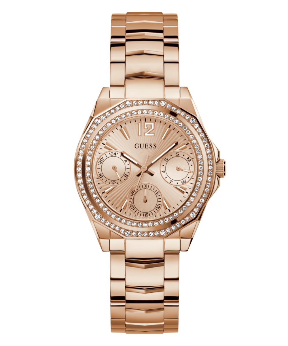 Guess Ritzy Rose gold Round Dial Quartz Analog Women Watch Watch Guess