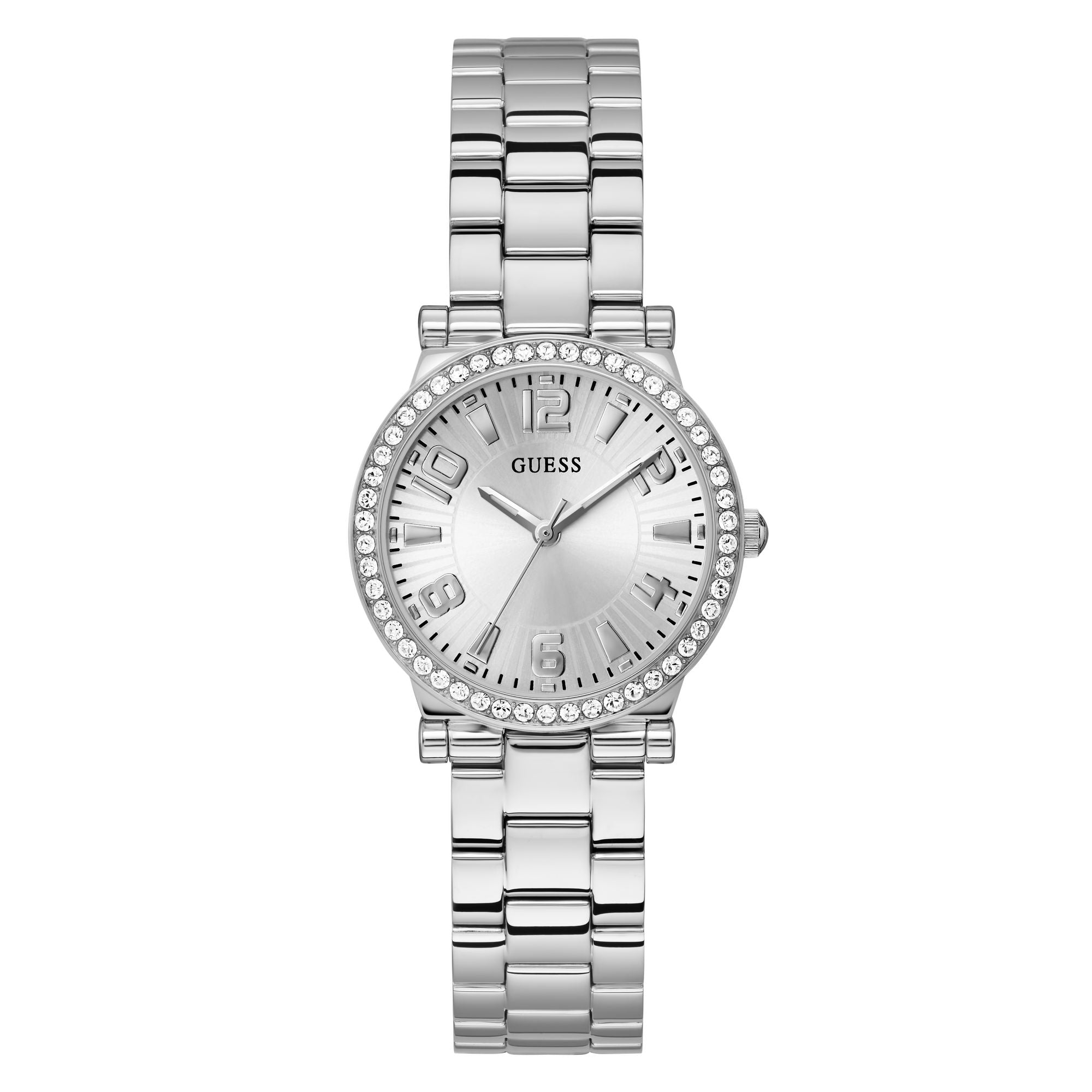 Guess Fawn White Round Dial Quartz Analog Women Watch Watch Guess