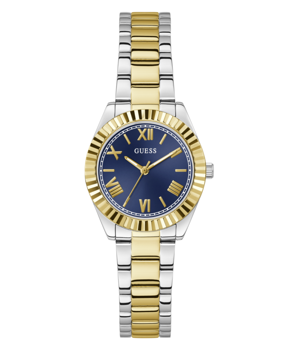 Guess Round 30mm Blue Dial Analog Women Watch - GW0687L5