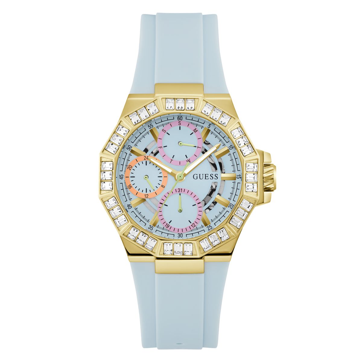 Guess Selene Blue Round Dial Quartz Analog Women Watch